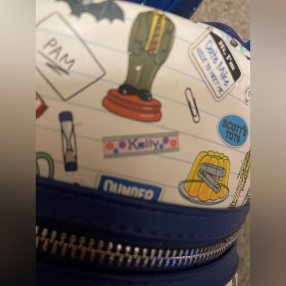 Loungefly the Office Dunder Mifflin Mini Backpack Rare HTF - Picture 11 of 16